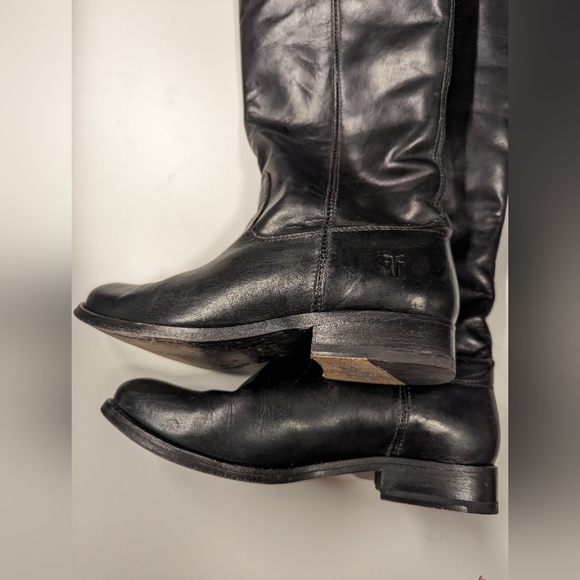 Frye Melissa Button Boot Black Size 6 - Picture 3 of 8